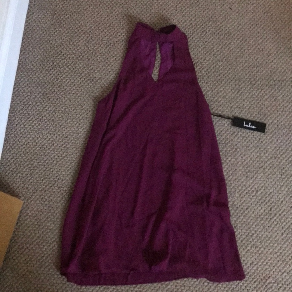Magenta Lulus dress never been worn out before